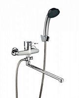 Смеситель для ванны с душем ПРОФСАН ПСМ-521-К008 ПЛЮС тип См-ВУОРНШлА