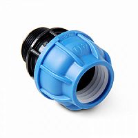 Муфта ПНД компрессионная переходная 32х3/4" НР