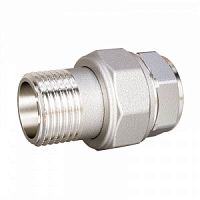 Сгон разъемный (американка) LD Pride DN32 (1 1/4") ВР/НР латунь никель