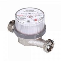 Водосчетчик унив., квартирный, БЕЗ СГОНОВ до +90^С, 1,5м3, 1/2", 110 мм  (NEW)  