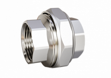 Муфта разъемная (американка) DN25 (1") ВР/ВР латунь никель