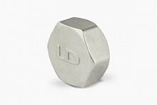 Заглушка DN20 (3/4") ВР латунь никель