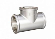 Тройник переходной DN25х15х25 (1"ВР х 1/2"ВР х 1"ВР) латунь никель