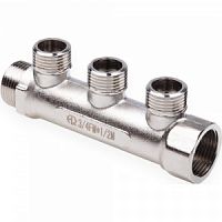 Коллектор резьбовой  вн-нар 3/4",1/2"х3