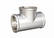 Тройник DN15 (1/2") ВР/ВР/ВР латунь никель