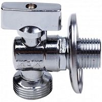 Кран шаровой угловой с удлиненной резьбой 1/2"нар-1/2"нар